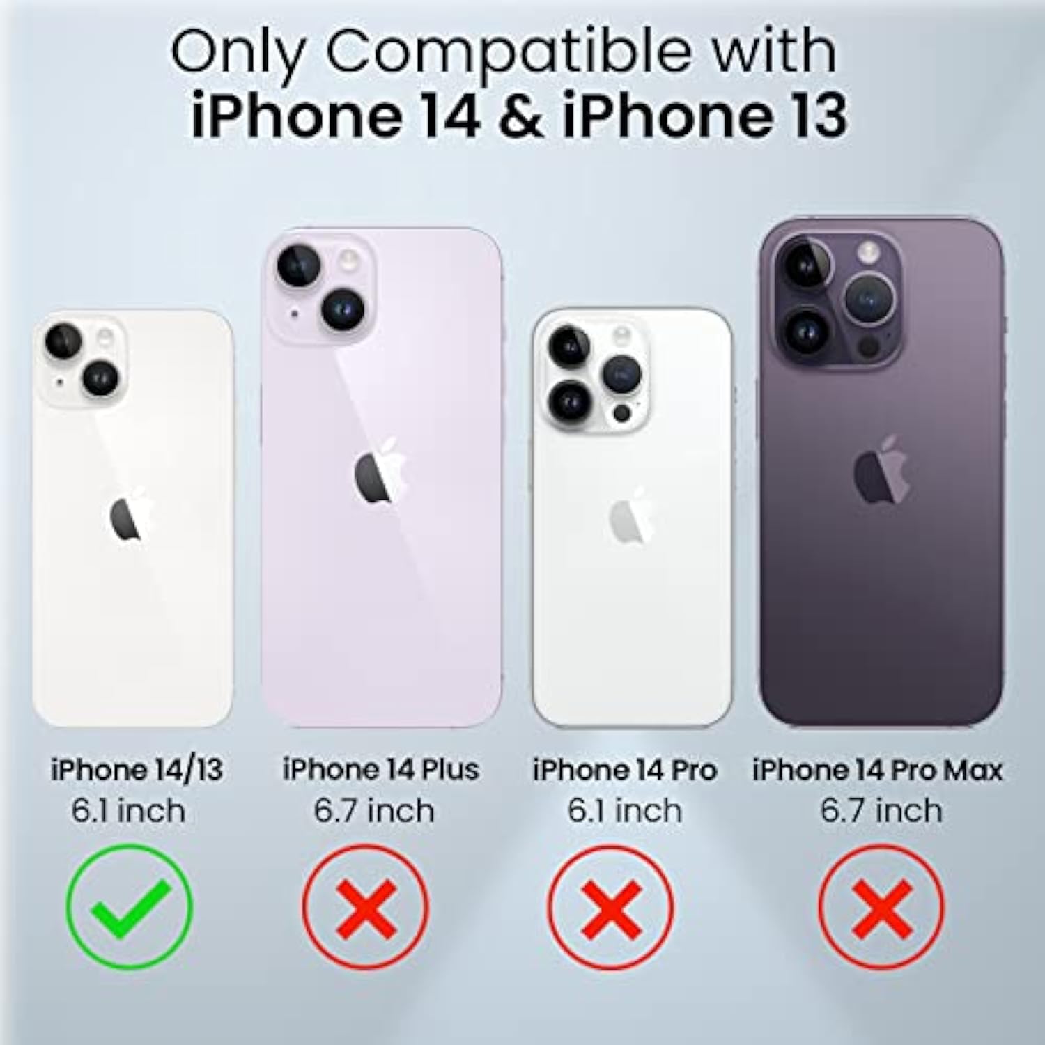 For Iphone 14 Case, Iphone 13 Case With Camera Cover & Kickstand With Built-In 360°Rotate Ring Stand Heavy Duty Protective Phone Cover Case For Iphone 14 & Iphone 13 - Green