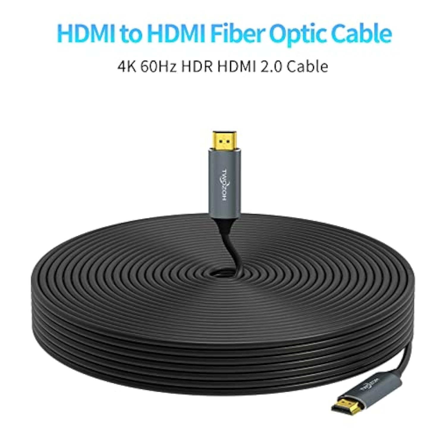 Fiber Optic Hdmi Cable 165Ft, Long 4K Fiber Hdmi To Hdmi Cable 4K/60Hz (4:4:4