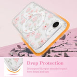 Magnetic for iPhone 17e / iPhone 16e Case Compatible with Magsafe, Cute Floral Flower Aesthetic Phone Case Slim Clear Anti-Yellowing Shockproof Phone