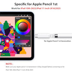 Usb C Pencil Adapter For Apple Pencil 1St Generation, Usb-C To For Lightning Pencil Charger Adapter Specific Compatible With Ipad 10Th Gen, Type-C Ipencil Dongle Connector For Ipad A16 With Pencil 1