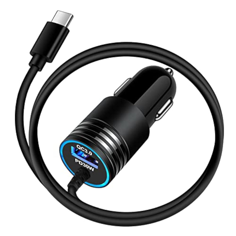 Usb C Car Charger, Car Phone Charger Fast Charging For Google Pixel 9A 9 Pro Xl Fold 8A 8 Pro 7A 7 Pro 6A 6 Pro 5 4A 3Xl, Samsung Galaxy S25 S24 S23, 48W Fast Car Charger Adapter With 3Ft Type C Cable