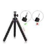 Phone Mini Tripod, Premium Flexible Mobile Phone Tripod Stand Compatible With Iphone Samsung Go Pro, Small Digital Camera, Black