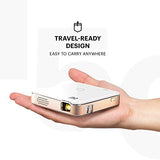 Luma 150 Pocket Projector | Portable Movie Projector W/ Built-In Speaker For Home & Office Produces Images Up To 150 - Includes Soft Case