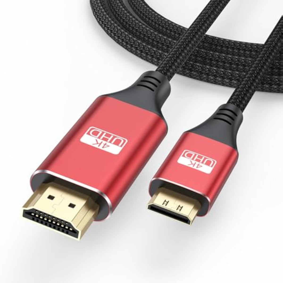 Mini Hdmi To Hdmi Cable 3Ft, 4K Hdmi To Mini Hdmi 18Gbps High Speed Mini Hdmi