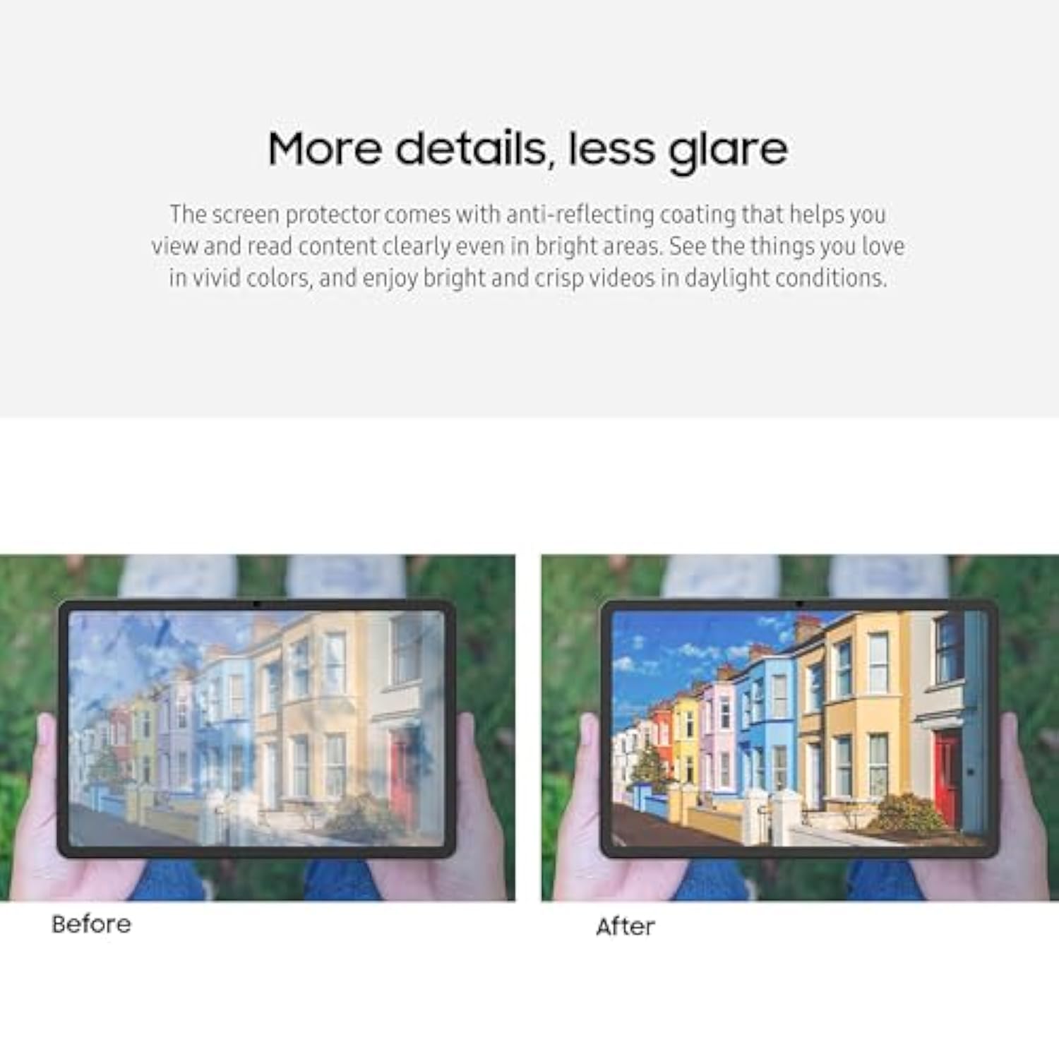 SAMSUNG Galaxy Tab S11 Anti-Reflecting Screen Protector, Easy to Attach, Durable and Responsive, US Version, Transparent