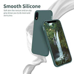 Iphone Xr Case, Military Grade Drop Protection, Premium Soft Liquid Silicone Rubber Full-Body Protective Bumper Case For Iphone Xr 6.1 Inch (Pine Green)