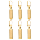 6Pcs Zipper Pull Replacement, Zipper Pulls Detachable Metal Zipper Pul