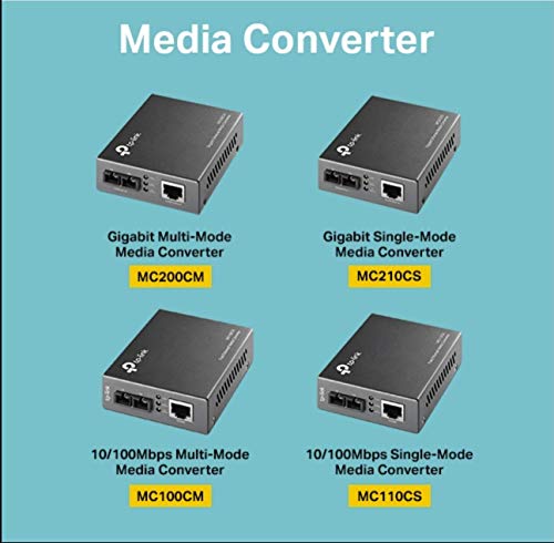 Fast Ethernet Sfp To Rj45 Fiber Media Converter | Fiber To Ethernet Converter | 10/100Mbps Rj45 Port To 100Base-Fx Single-Mode Fiber (Mc110Cs)