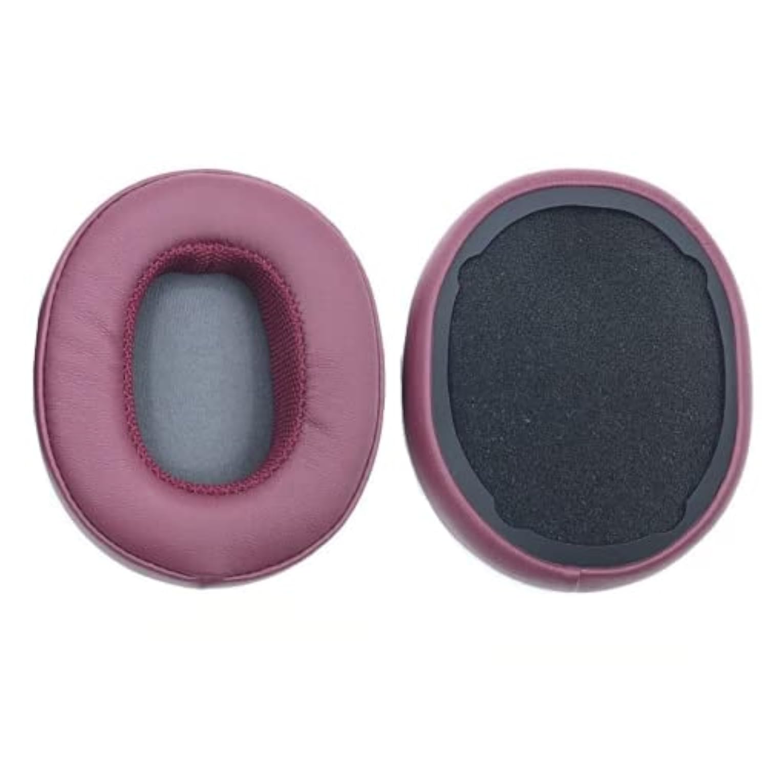 Replacement Ear Pads For Skullcandy Crusher Wireless Crusher Evo Crusher Anc Hesh 3 Headphones, Ear Cushions Repair Parts (Deep Red)