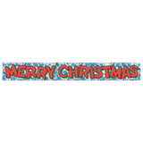 Metallic Merry Christmas Fringe Banner