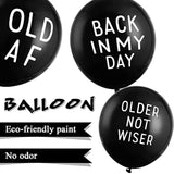 Funny Birthday Balloons: Sarcastic Gag Gift Party Decor - 18pcs