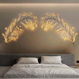 2Pcs Willow Vine Lights, 7.5Ft Christmas Swags Decorations Indoor Room Decor With Remote, 144 Leds Lighted Willow Vine L