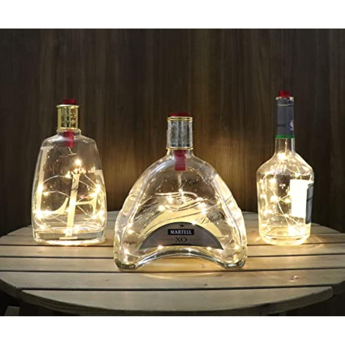 Cork Lights Aa Battery-Operated For Anniversary Thanksgiving Christmas Wedding Diy Home Decor Warm White Led Red Cork Wi