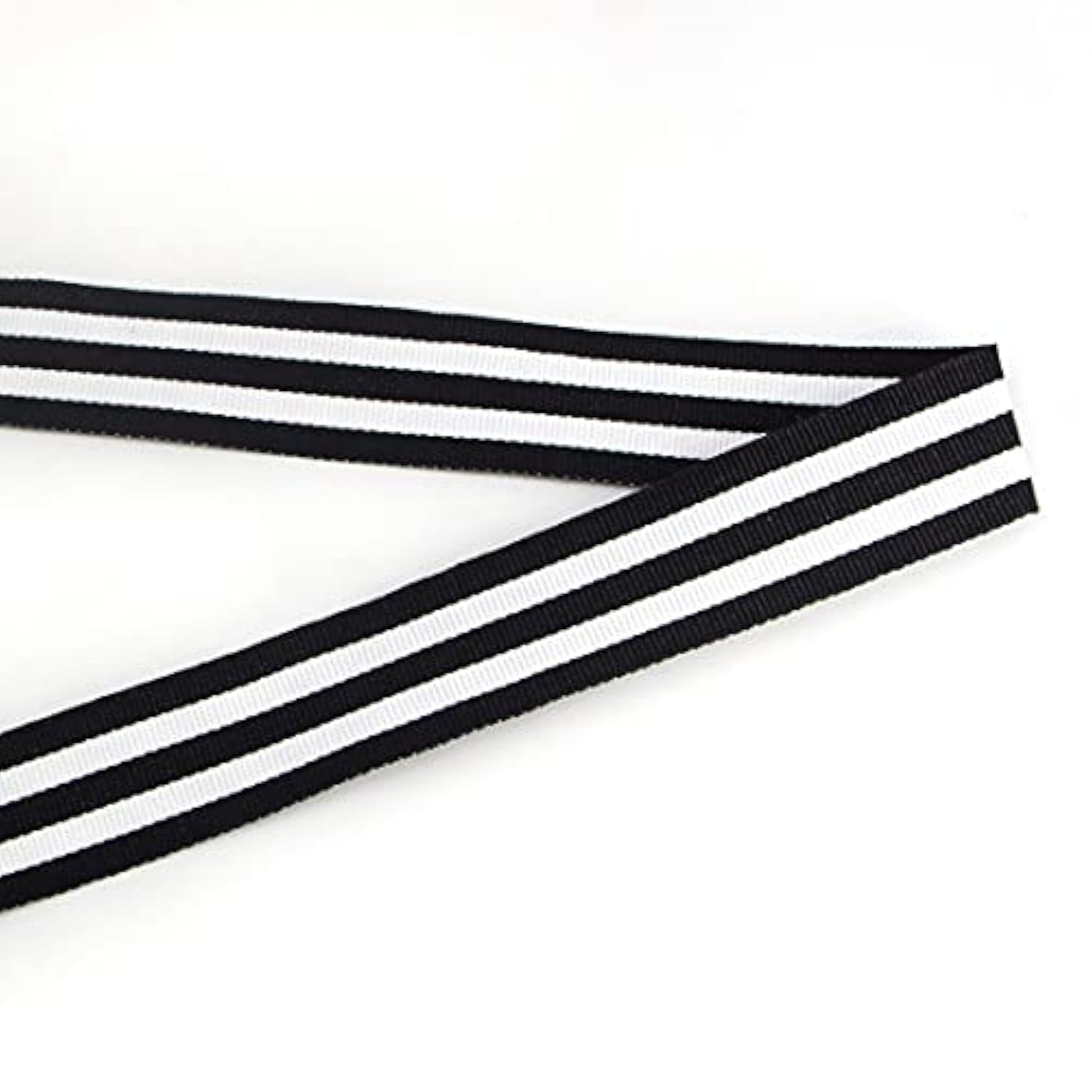 Black And White Striped Grosgrain Ribbon,7/8-Inch X10-Yard,Use For Gif