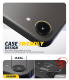 (3 Pack) Camera Lens Protector for iPhone 17e / iPhone 16e, [EZ Install] [Case-Friendly] 9H Tempered Glass CD Pattern Lens Cover Accessories,