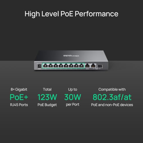Es210Gmp Gigabit Port X 10 Easy Managed Switch With 8 Poe+ Ports