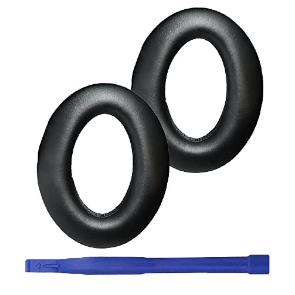 Hd 518 Headset Ear Cushion Quite-Comfort Protein Leather Earpads Ear Covers Cushions For Sennheiser Hd515 Hd518 Hd555 Hd558 Hd569 Hd595 Hd598Cs Hd598 Hd598Se Over-Ear Headphones(Black)