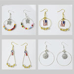 483Pcs Earring Making Kit With Beading Hoop Earring Finding Component Accessories,Earring Hooks,Jump Rings,Earring Backs For Jewelry Making Diy Craft