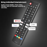 ?Pack Of 2? 2022 New Remote Control For Lg-Smart-Tv, Compatible For Lg Uhd Oled Qned Nanocell 4K 8K Smart Tv With Netflix, Prime Video, Disney Plus, L-G Channels Button