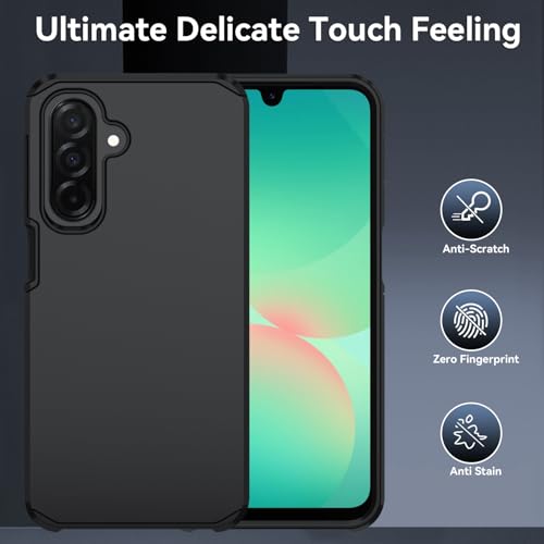 for  Galaxy A17 5g Case : with HD Screen Protector,Military-Grade Shockproof Cover Phone Silicone Durable Armor 3 in 1 Case for Galaxy A17 /