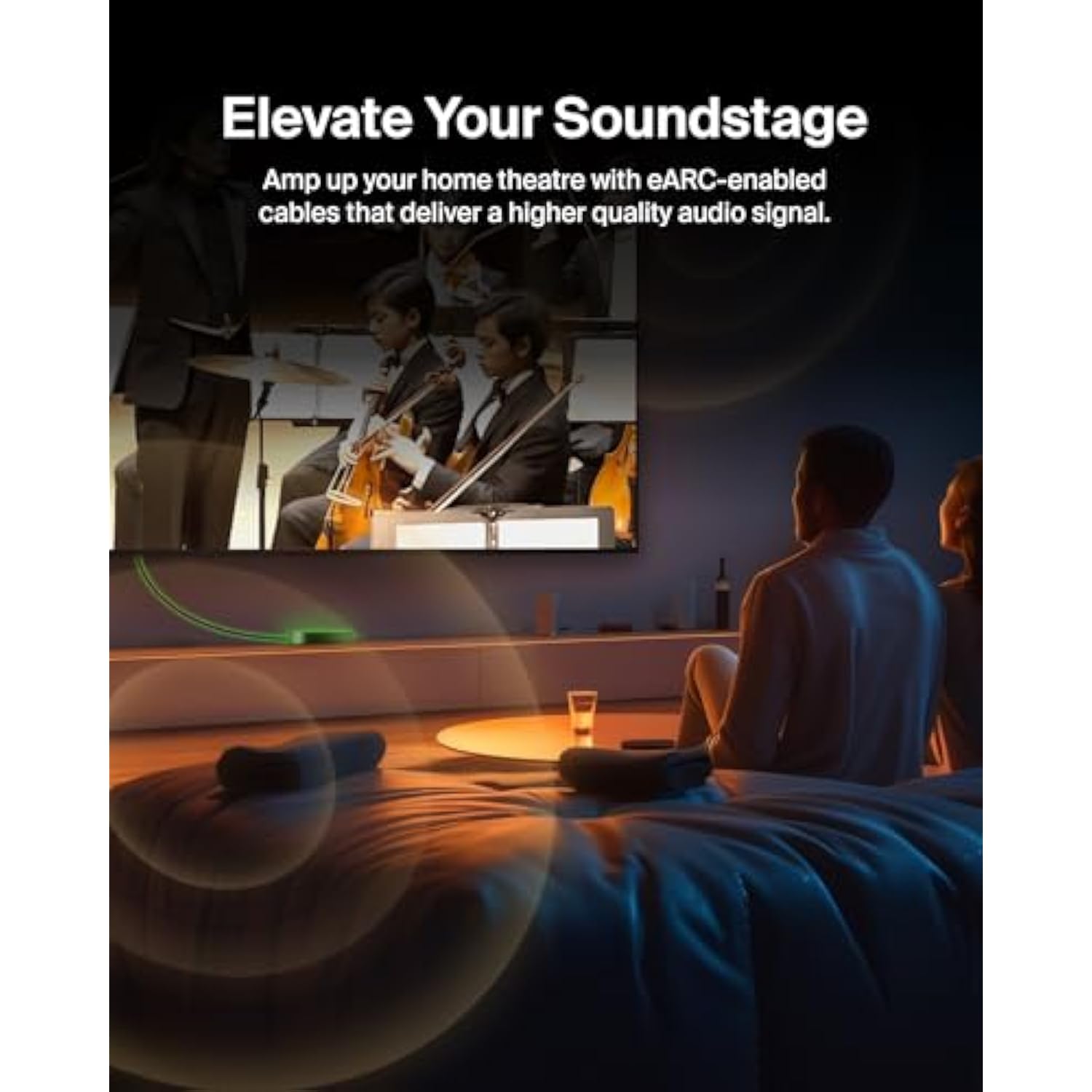 Belkin Ultra HD HDMI 2.1 Cable 6.6FT/2M, 4K Ultra High Speed HDMI Cable, 48Gbp