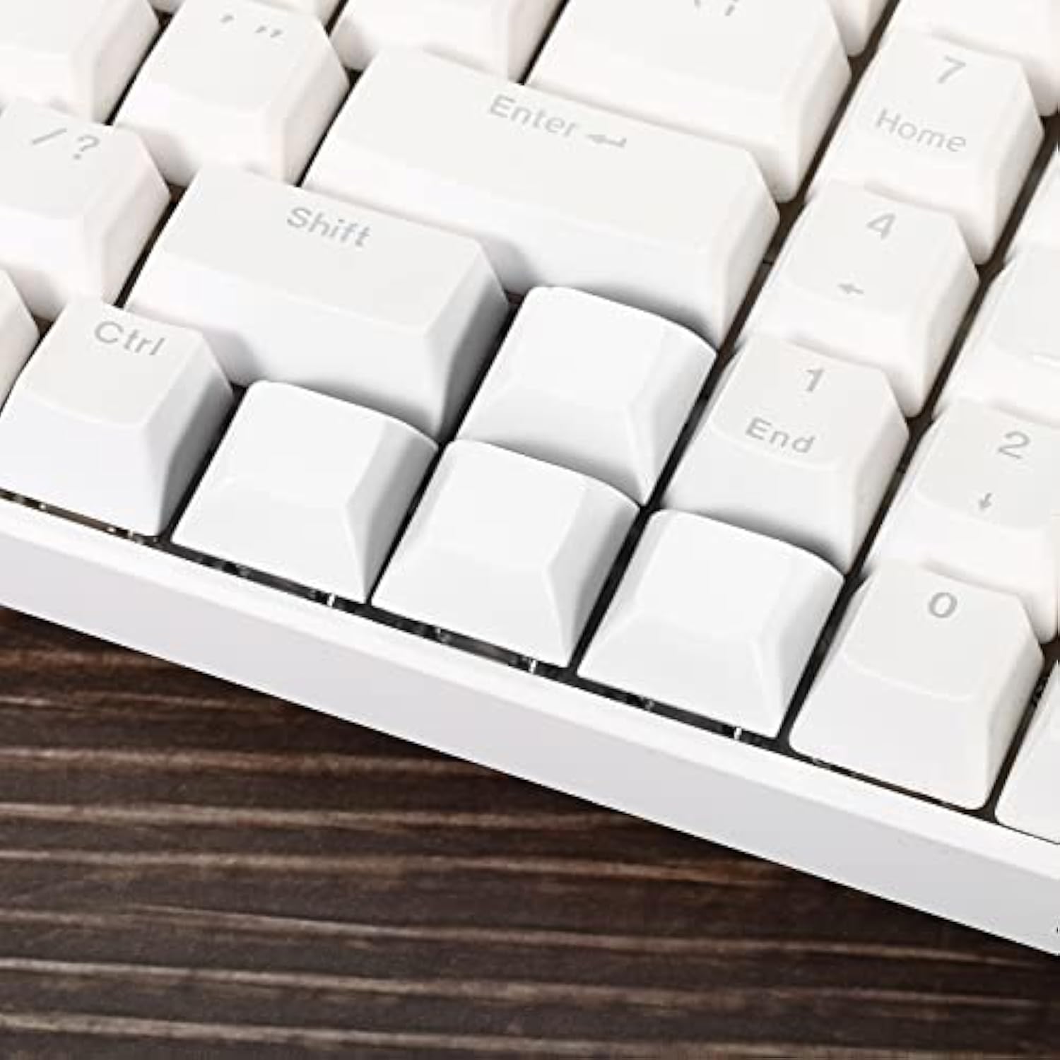 1U Blank Keycaps, 10 Pack Universal Pbt Keyboard Replacement Accessories For M