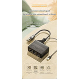 1 To 3 Port Rj45 Network Ethernet Adapter Splitter, Ethernet Splitter 1 Male T
