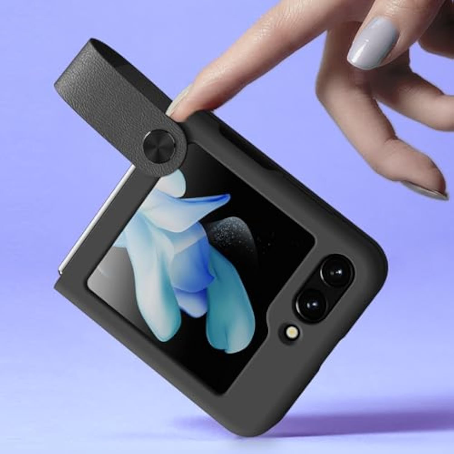 Samsung Galaxy Z Flip 4 Case Built In Slide Camera Lens Cover