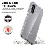 for  Galaxy-A17-5G Phone Case: Military-Grade Shockproof Phone Cover with Tempered Glass Screen Protector, Anti-Scratch & Reinforced Bumpers -