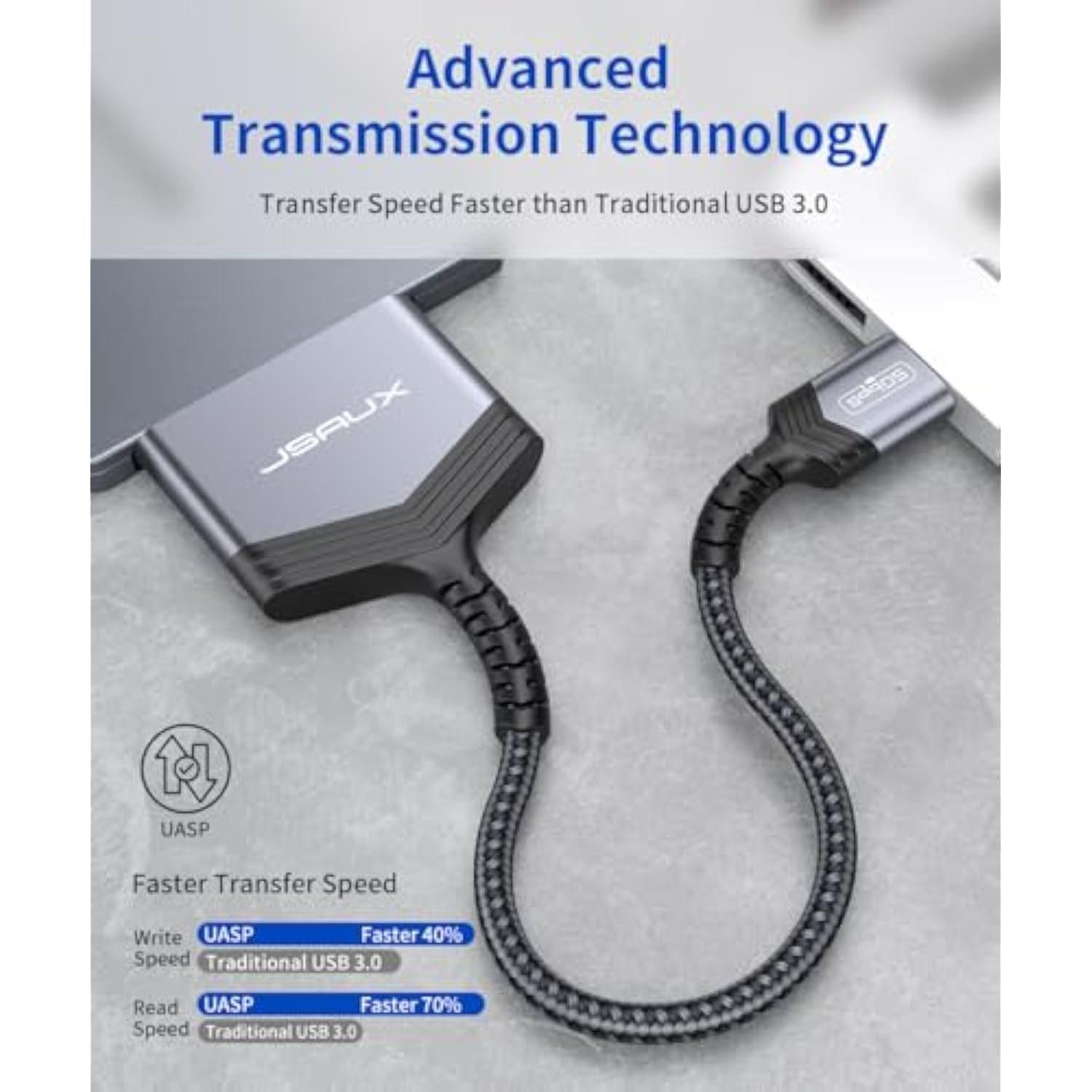 Sata To Usb A Cable, Usb A 3.0 To 2.5” Sata Iii Hard Drive Adapter Aluminum Sh