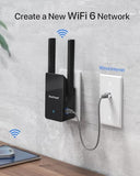 Ax3000 Wifi 6 Access Point, Wall Plug Wireless Access Point, Gigabit Network Ap Wifi 6 Dual Band, Home Wi-Fi Ap For Pc Smartphone Tv Gameconsole Etc. Wap Up To 45 Devices, Ofdma, Easy Setup