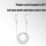 Usb C To Usb C Charger Cable 6.6Ft 60W, Replacement For Ipad Air 4 5 4Th 5Th?Mini 6, Gen Generation 10.9-Inch Tablet Type C Charging Power Cord