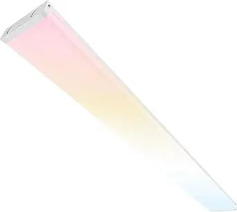 4FT LED Wraparound Light 75W 8250LM 3CCT Flush Mount Office Garage Fixture
