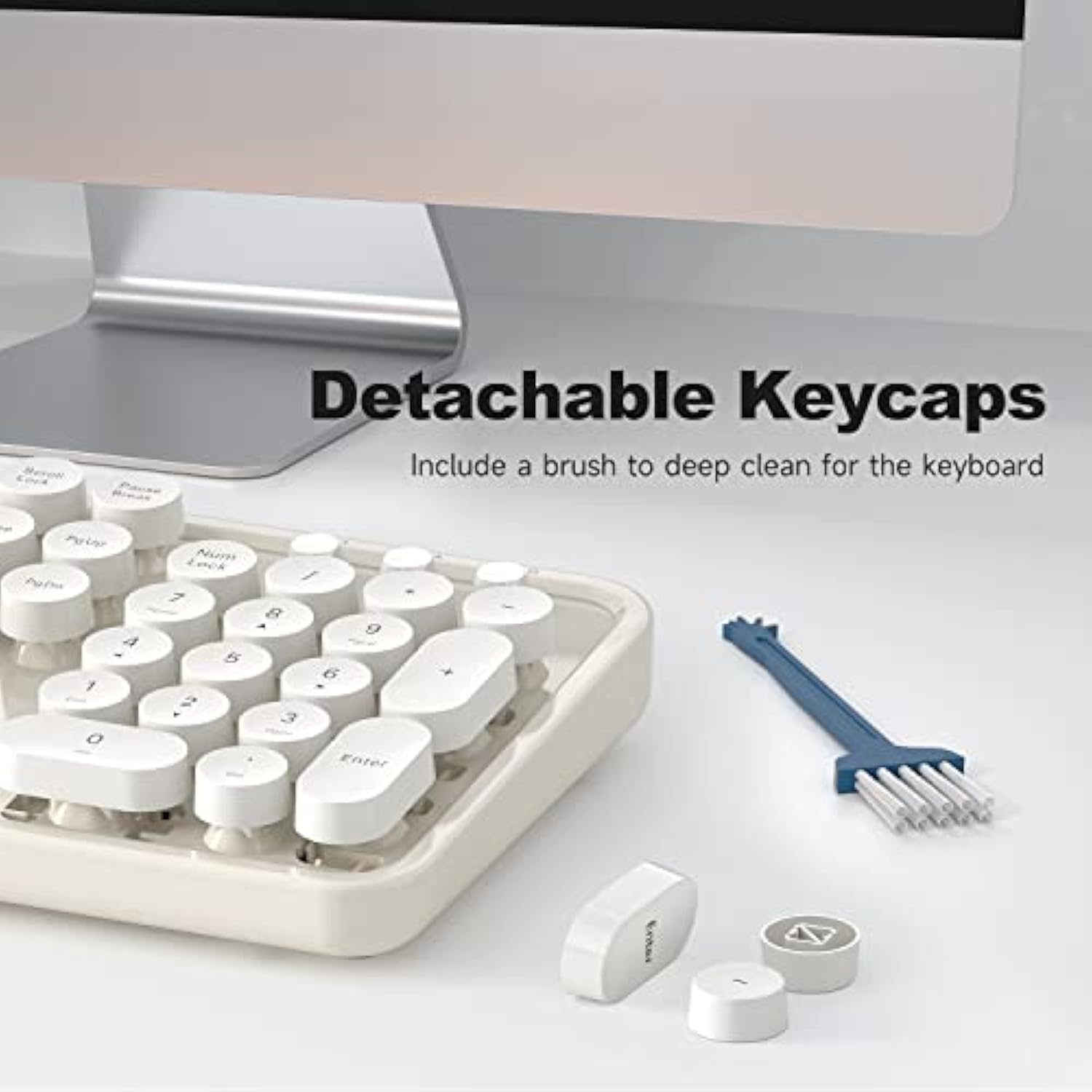 Usb Wired Computer Keyboard - Retro Typewriter Keyboard - Full Size Keyboard W