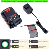 Lcs1620B 20V Lithium Battery Charger Compatible With Black & Decker 20V Lithium Battery Lbxr20 Lb2X4020 Lbxr2020-Ope Lbxr2020Apb Lb2X3020-Ope Lb2X4020-Ope