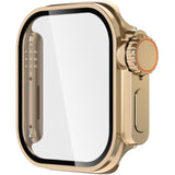 Ultra-Thin PC Matte Hard Screen Protector Case Cover for Apple Watch Series 9/8/7 45mm (Gold, 45mm)