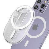 Magnetic Finger Phone Grip For Magsafe Stand, Phone Grip Strap Holder As Kickstand, Magnetic Phone Grip Holder, For Iphone 16 15 14 13 12 Series, Clear