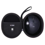 Ltgem Case Compatible With Logitech Mx Ergo S/Plus/Mx Ergo Advanced Wireless Trackball Mouse, Office Travel Carrying Storage Bag - Black(Case Only)