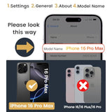 iPhone 16 Pro Max Case with Card Holder, Kickstand, Camera Cover, Rugged Protection