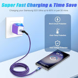 Type C Charger Cable Fast Charging, [10Ft,3Pack] Long Android Phone Charger Us