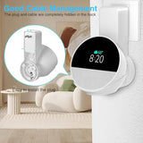 Wall Mount Holder for Echo Spot (2024 Release), Outlet Wall Mount Stand for Echo Spot, No Screws or Drilling Needed, Space-Saving Spot Accessories