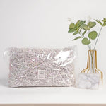 - 1Lb Crinkle Cut Paper Shred Filler Recyclable Gift Wrap Confetti Raffia Grass Shiny Shred Paper For Easter Baskets Filler Creative Eggs Decor(Diamond White)