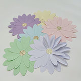 8 Inch Pastel Paper Daisy Flower For Spring Decor Diy Floral Backdrop Party Photo Backdrop Baby Shower Birthday Decorations Pack Of 6