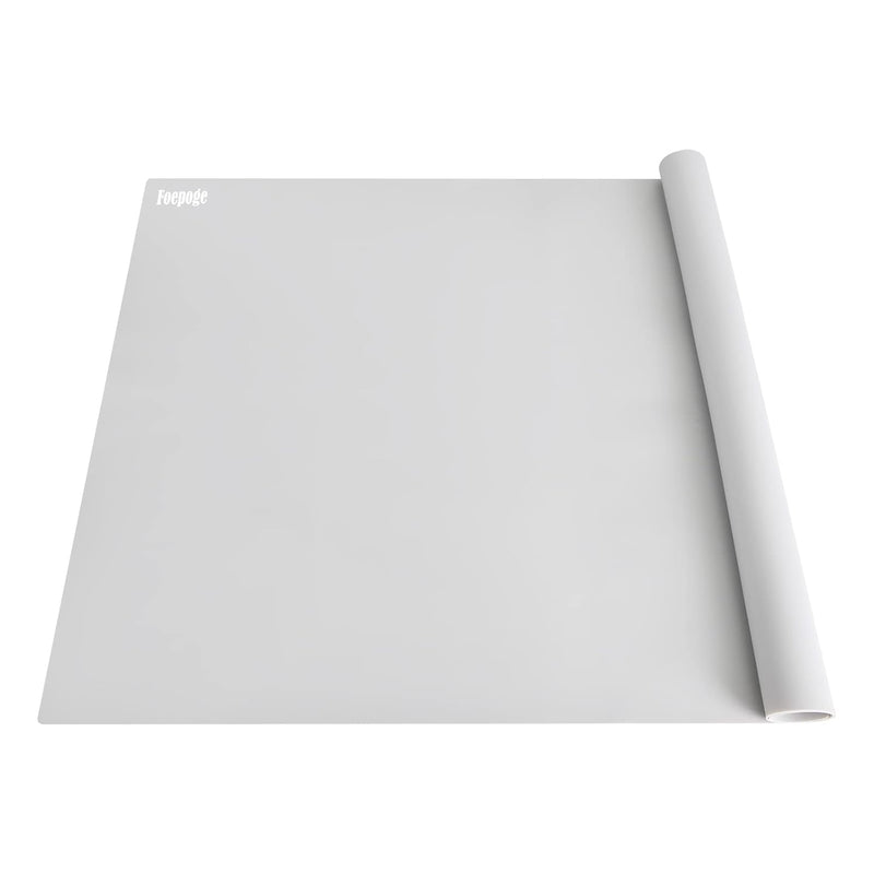 36.2" X 24" Extra Large Silicone Mat For Epoxy Resin, Nonstick Silicon Mats For Crafts Jewelry Casting, Non-Slip Kitchen Table Placemats For Countertop Protector Heat Resistant By , Grey