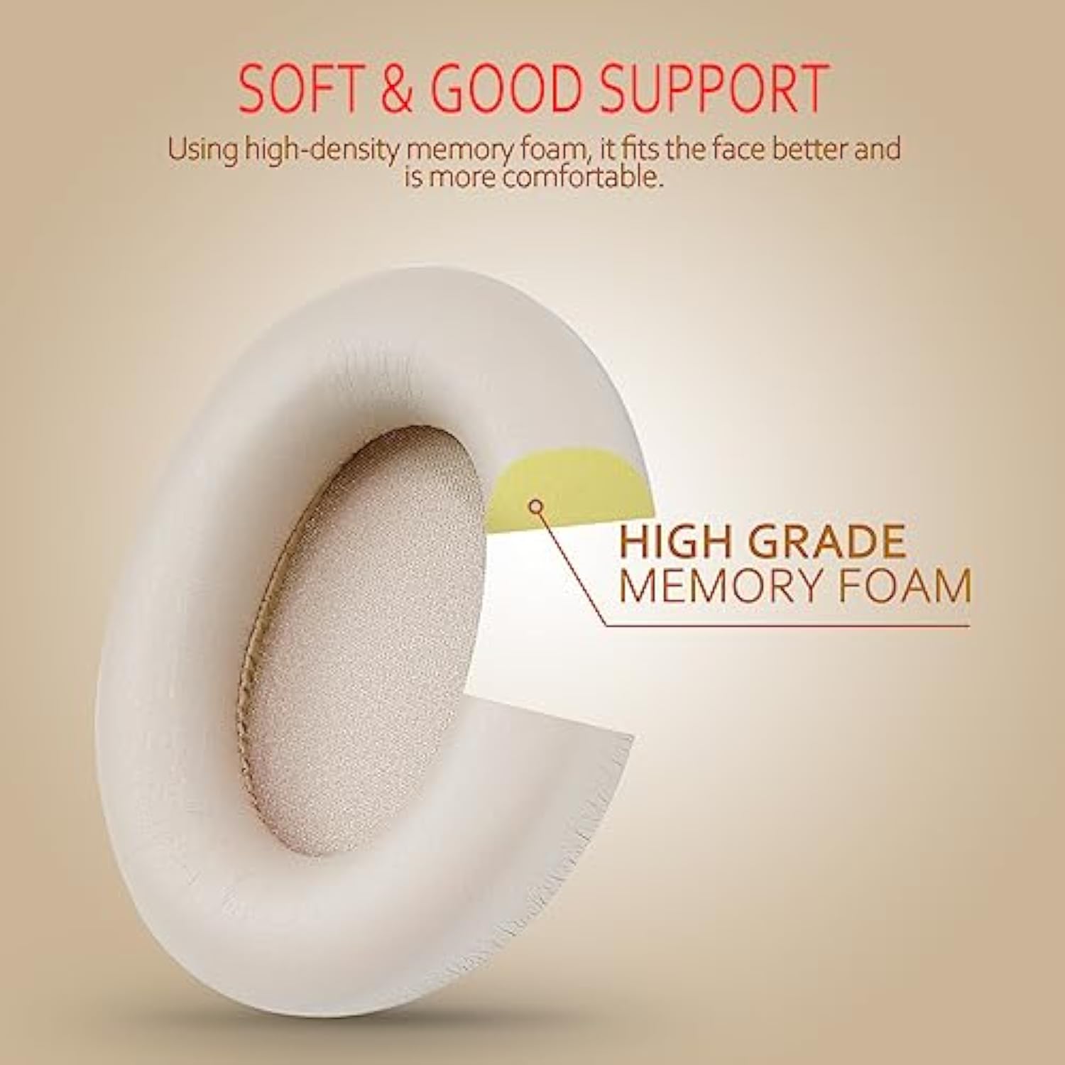 Replacement Earpads For Sony Wh-1000Xm3 Noise Cancelling Headphone By Gold