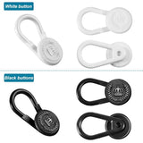 24 Pieces Collar Extenders Elastic Button Extender Neck Extenders For