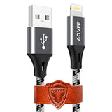 [3 Pack 1.5Ft] For Iphone Charging Cable, Reinforced End Tip, Braided Fast Oem