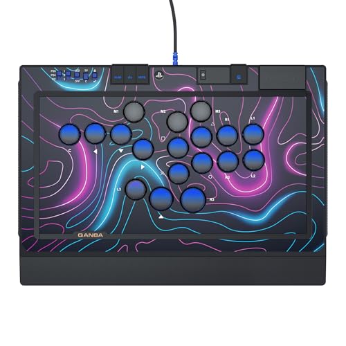 Sapphire S1 Leverless Arcade Controller Joystick for PlayStation 5 and PlayStation 4 and PC (Fighting Stick) Officially Licensed Sony