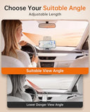 MagSafe Car Mount, Magnetic Car Phone Holder for Car Dashboard, 360° Rotating Strong Magnet Phone Mount with 3M VHB Adhesive, Compatible with iPhone