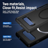 For Samsung Galaxy S10 Plus Case,[Compatible With Magsafe] [Military Grade Drop Tested] Shockproof Magnetic Tough Rugged Protective Phone Case -6.4 Inch (Black)